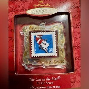 Hallmark Keepsake Ornament - The Cat in the Hat Postal Stamp